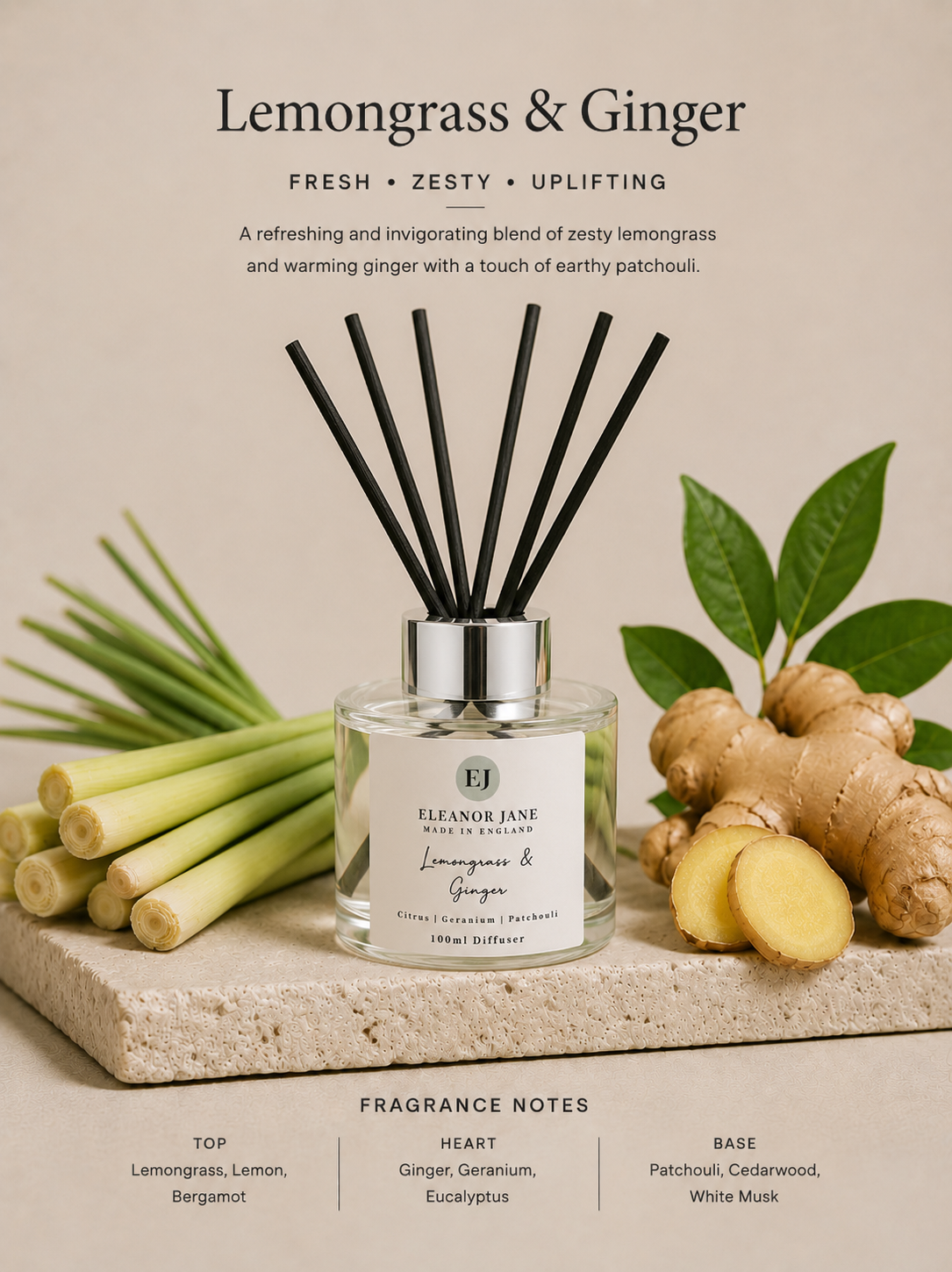 Lemongrass & Ginger Diffuser