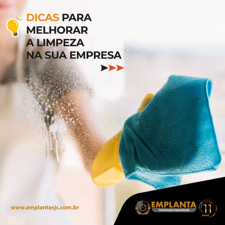 Dicas para melhorar a limpeza na sua empresa 