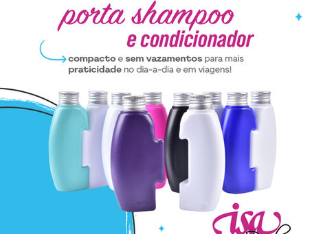 Porta shampoo e condicionador 🤩