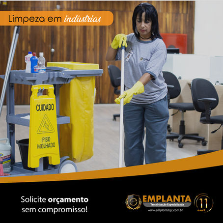 Limpeza em Indústrias | Conte com Especialistas