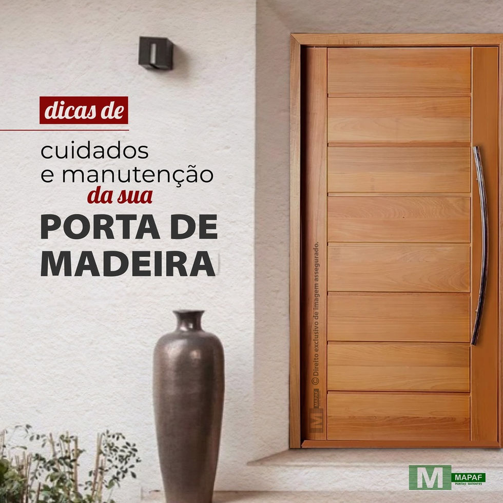 Dicas de Cuidados e Manutenção da sua Porta de Madeira 🔎