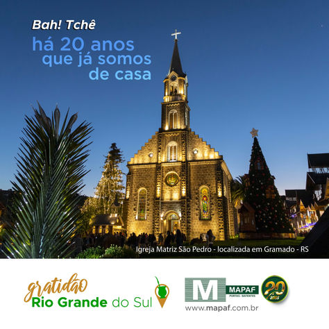 Gratidão Rio Grande do Sul!