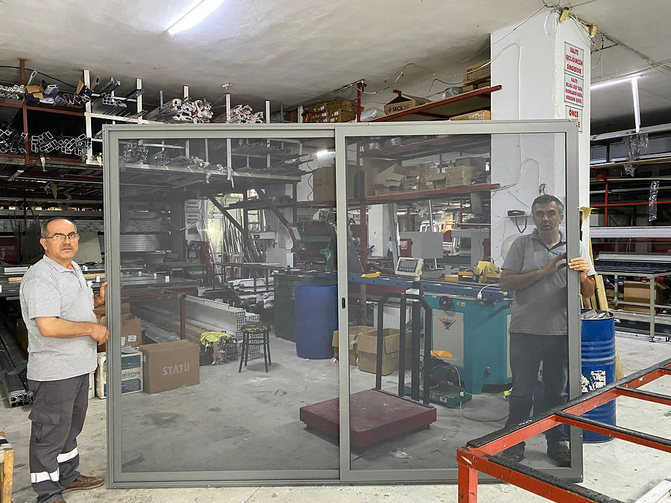 Küçük resim: SÜRME TEK  RAYLİ SİNEKLİK (KAPI) 125*200CM ray tk dahil