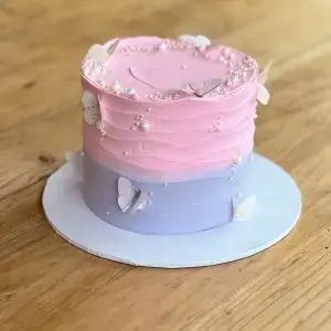 Butterflies And Sprinkles Cake