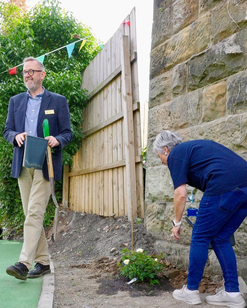 Planting of Macmillan Rose