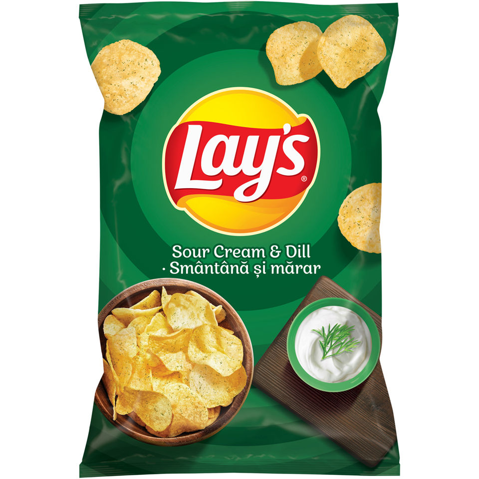 Lays cu Smantana si marar – 140g