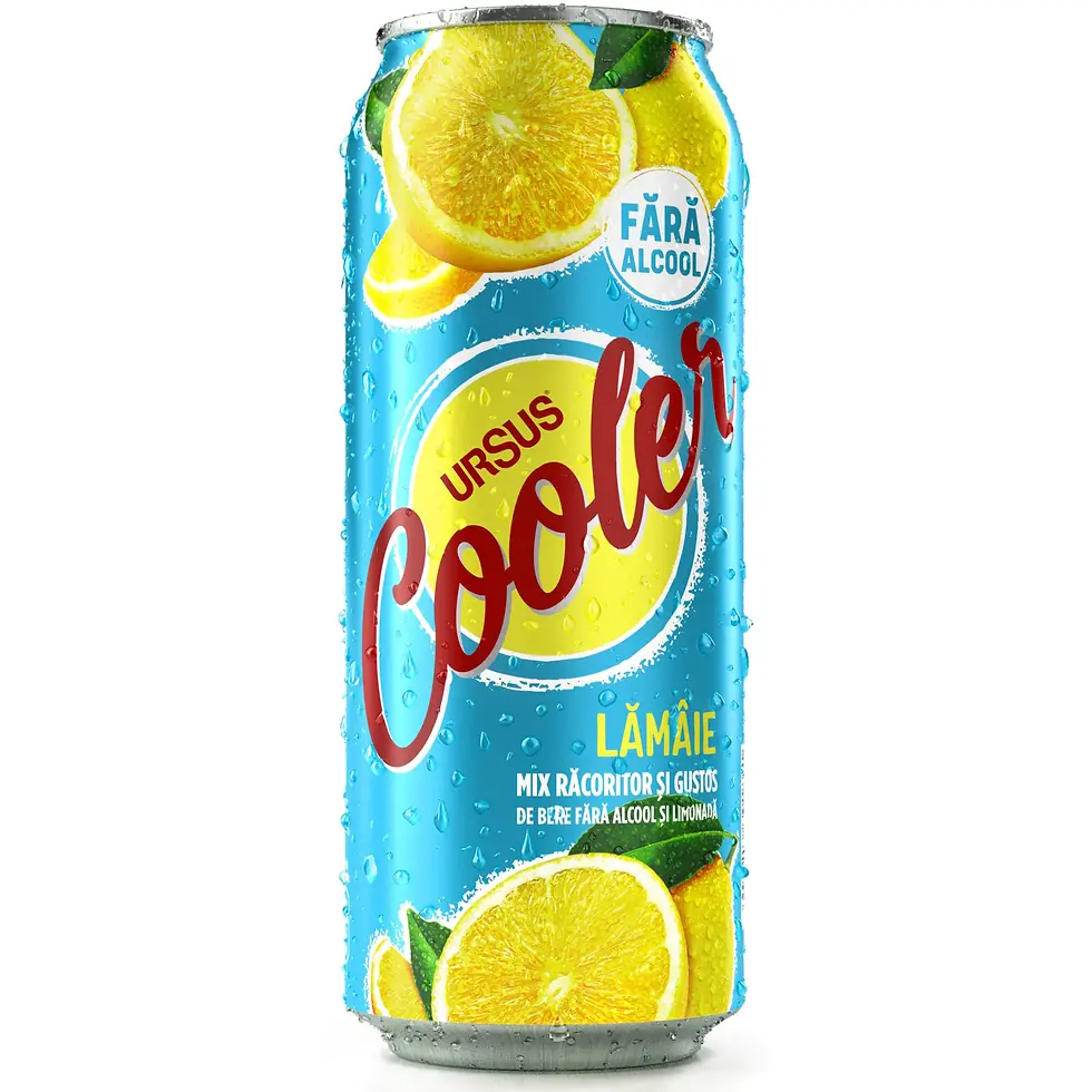 Bere fara alcool Ursus Cooler, Lamaie, 0.5l