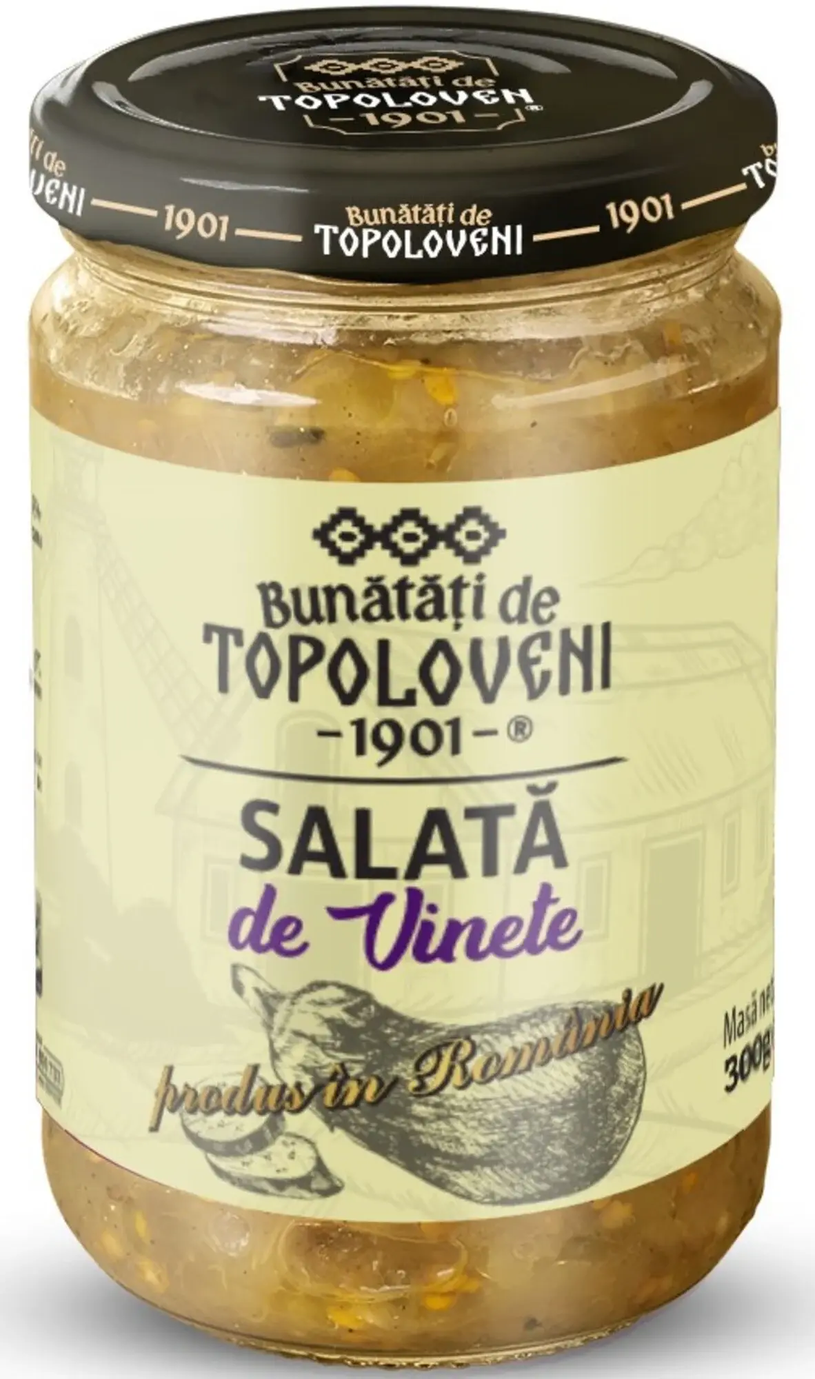 Salata de vinete – Topoloveni, 300g