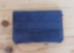 Miniature : Porte-cartes en croûte de cuir fait main en France