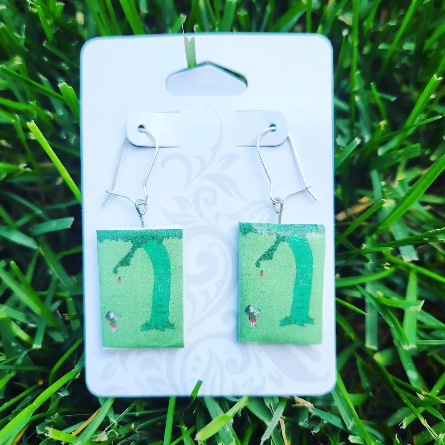 The Giving Tree Mini Book Earrings