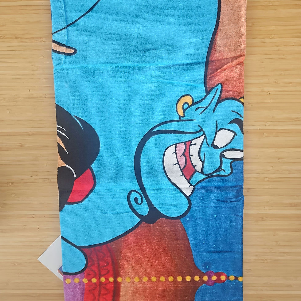Thumbnail: Disney Aladdin 100% Cotton Beach Towel – 70cm x 140cm