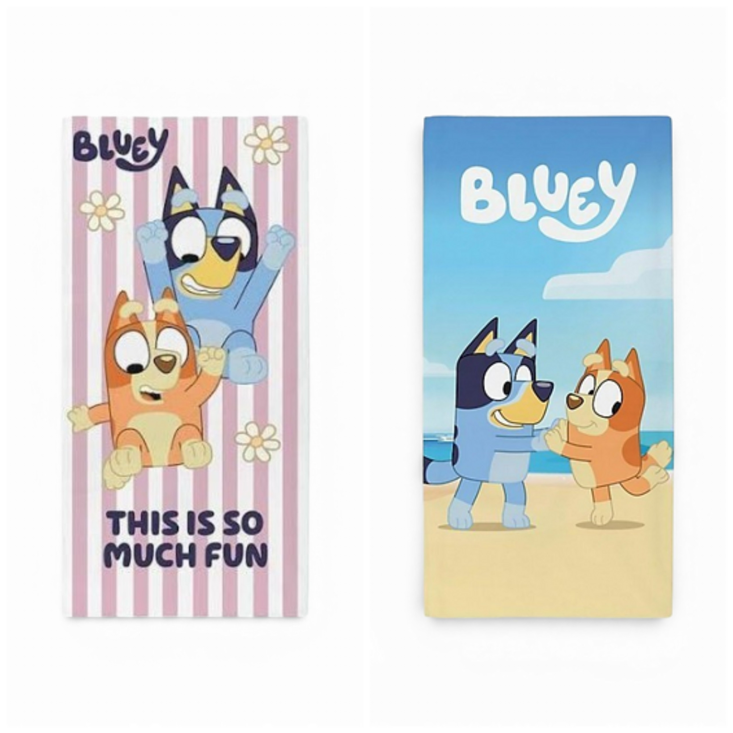 Bluey Towel 100% Cotton Beach Bath Towel 70x140cm