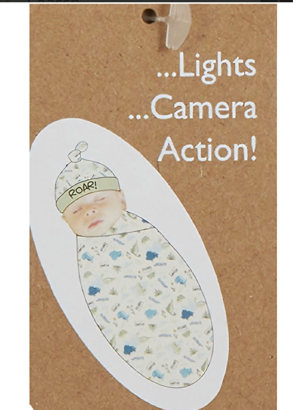Thumbnail: Baby boys hat and blanket set dinosaurs Roar gift set