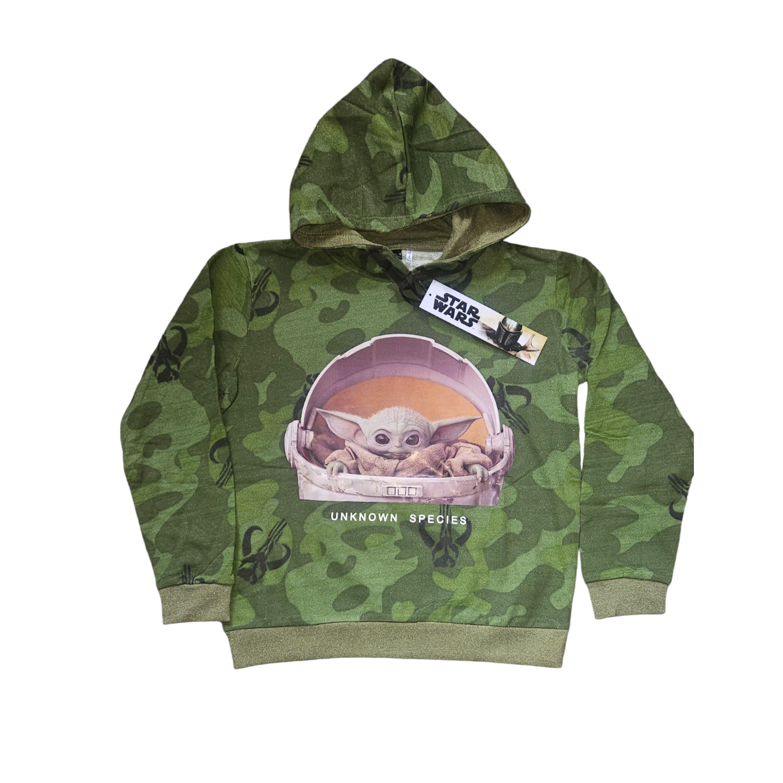 Mandalorian hoodie jumper star wars baby yoda