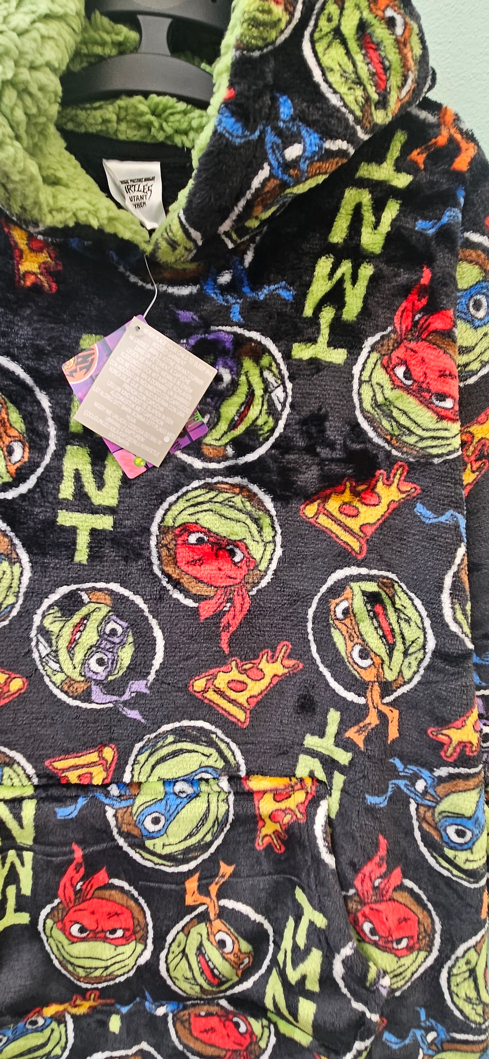Thumbnail: Teenage mutant ninja turtles Oversized hoodie loungewear 4-10 years
