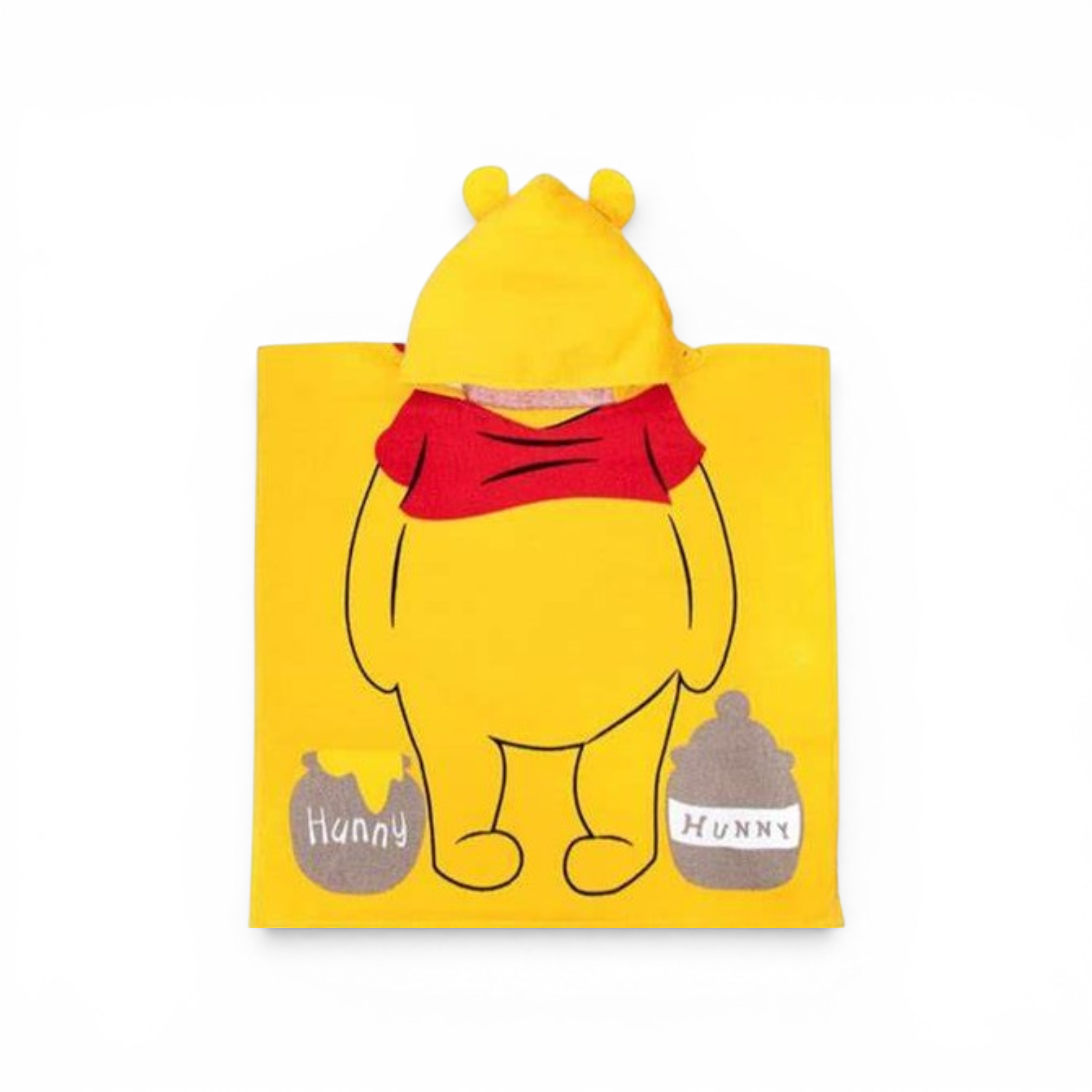 Winnie the Pooh Kids Hooded Towel Poncho Cotton Beach Bath Swim Cover Up Age 3-6