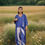 Miniatura: Kimono SAONA Liso Blue