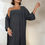 Miniatura: Kimono SAONA Microperforado Negro
