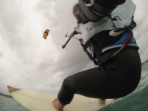 kitesurfing in okinawa surf spot for wave ride and best wind direction! stay at the surf house near