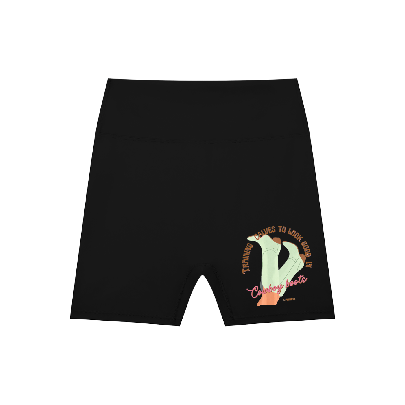 Training Calves High-Waisted Blend Biker Shorts