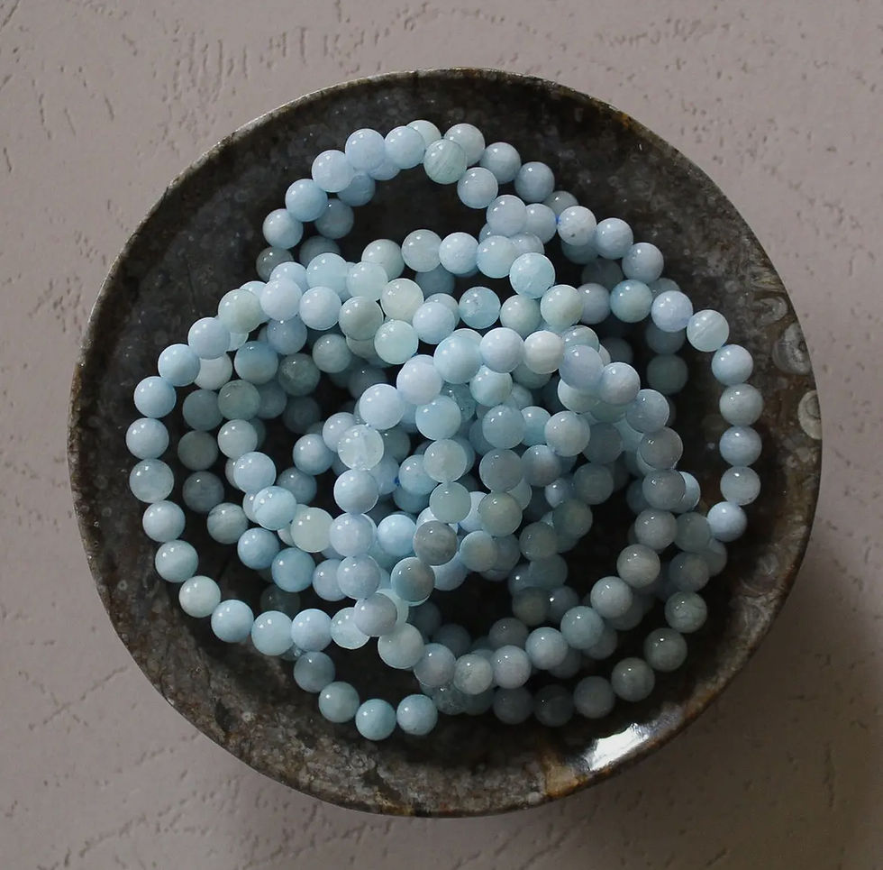 AQUAMARINE GEMSTONE BRACELET | BUNDLE & SAVE