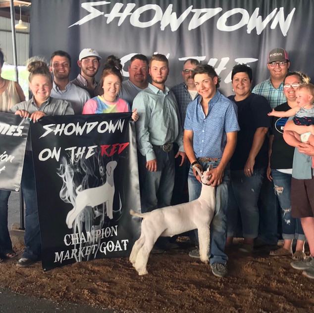 Vogele Family
Showdown on the Red
Grand Overall Market Goat
