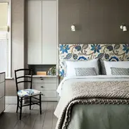 Bedroom design paint painting colour color elegant fun stylish clean simple home