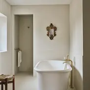 Bathroom design paint painting colour color elegant fun stylish clean simple home