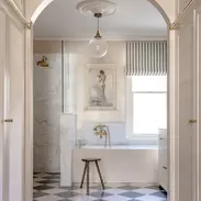 Bathroom design paint painting colour color elegant fun stylish clean simple home