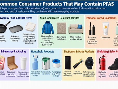 Common Consumer Products with PFAS
