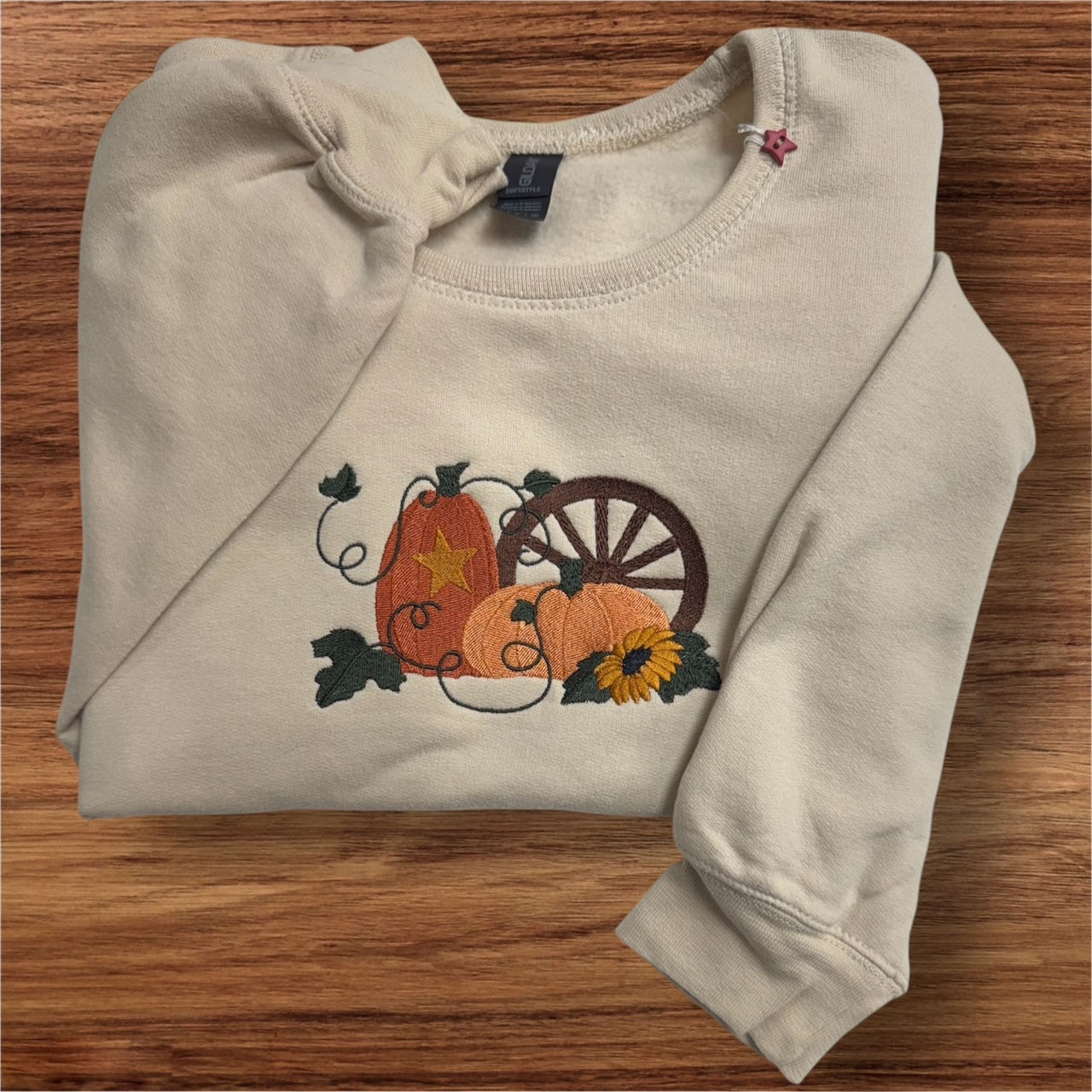 Pumpkins & Wagon Wheel Sweatshirt