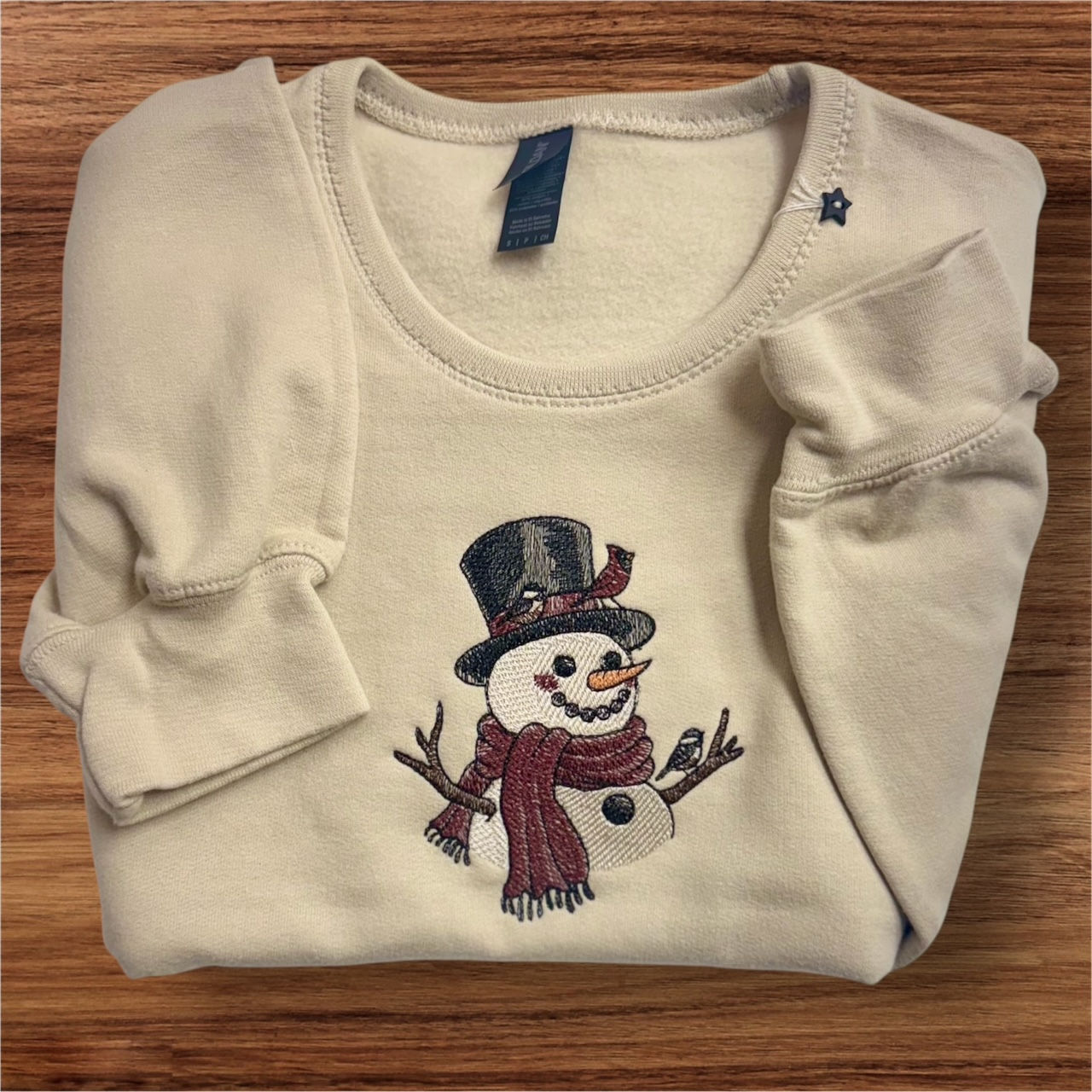 Snow Man Top Hat Sweatshirt