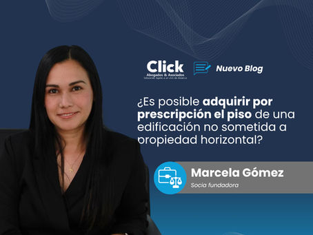 ¿Es posible adquirir por prescripción el piso de una edificación no sometida a propiedad horizontal?