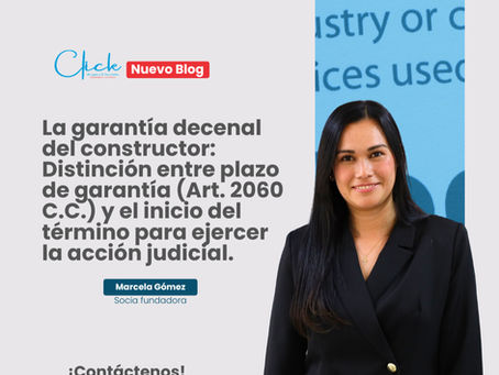 La garantía decenal del constructor: Distinción entre plazo de garantía (Art. 2060 C.C.) y el inicio del término para ejercer la acción judicial.