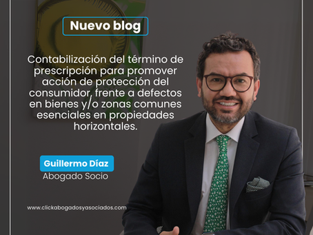 Contabilización del término de prescripción para promover acción de protección del consumidor, frente a defectos en bienes y/o zonas comunes esenciales en propiedades horizontales