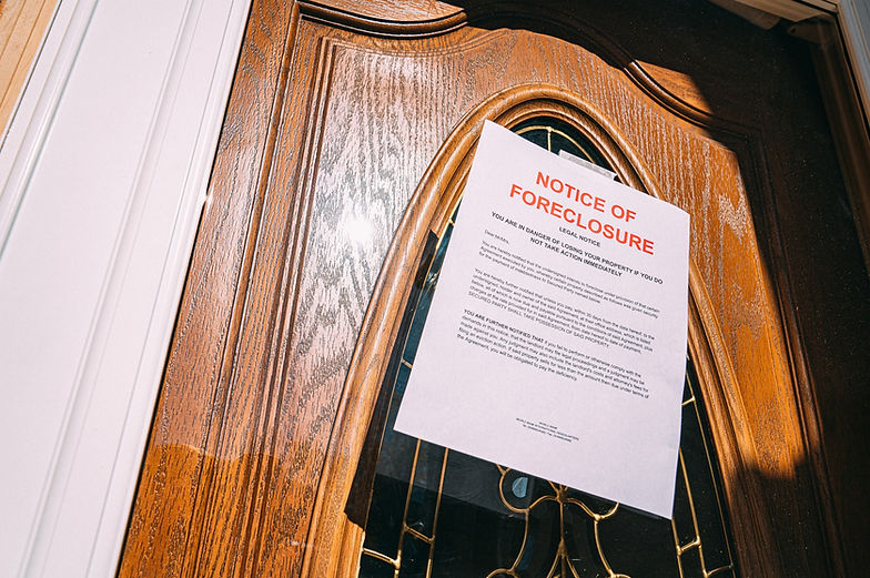 Notice of Foreclosure on home
