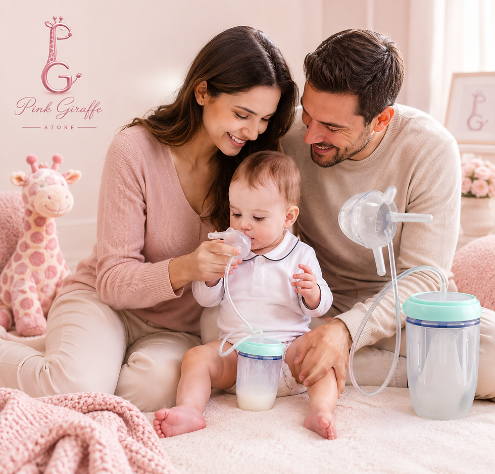 Thumbnail: Silicone Sippy Training Cup – Baby Transition Cup with Straw - BPA-Free