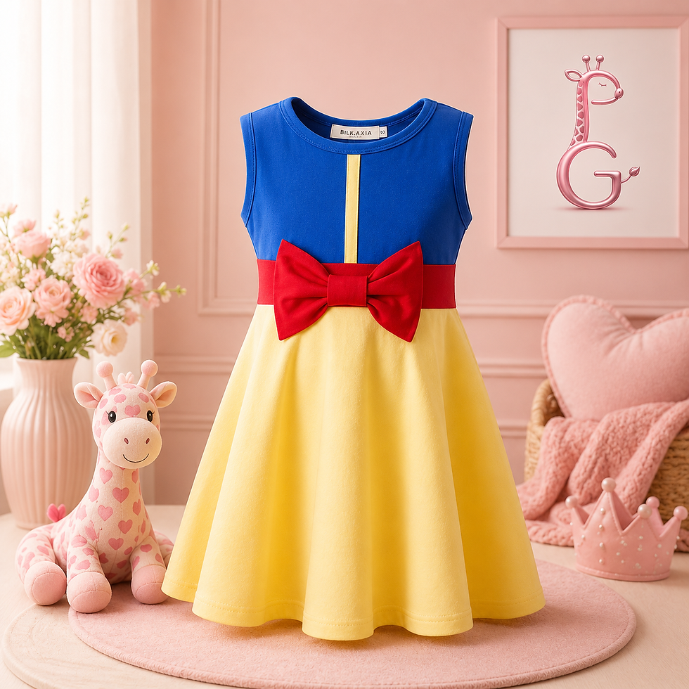 Thumbnail: Snow White Costume Dress for Girls – Princess Dress
