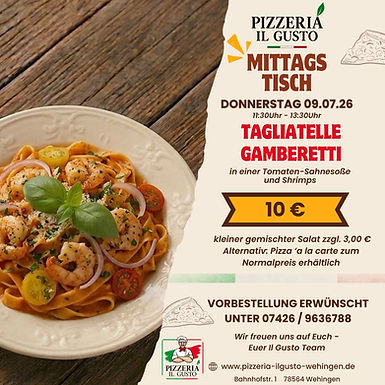 Mittagstisch Donnerstag