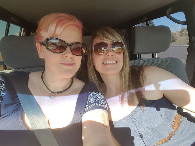 Becky and Amanda on Delivery