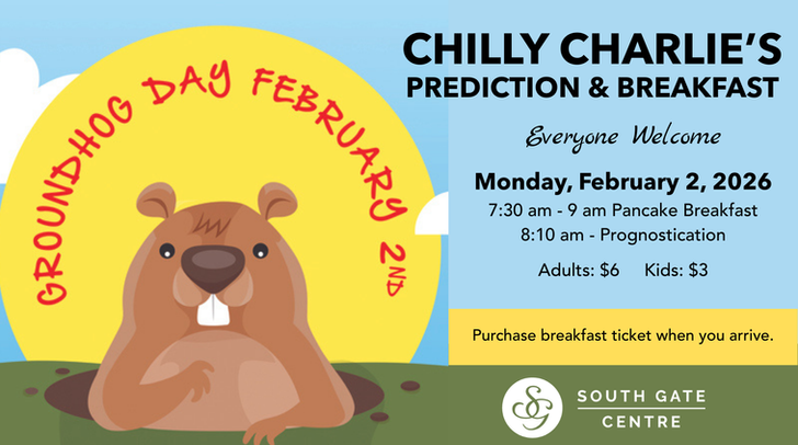 Cartoon image of a groundhog
