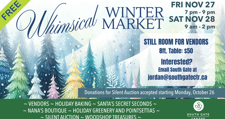 Whimsical Winter Market November 27 and November 28
