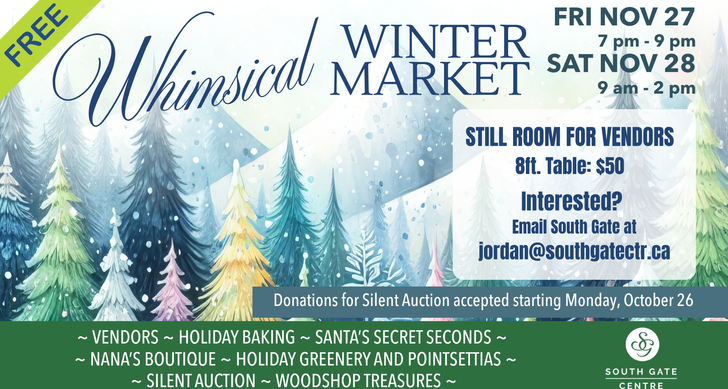 Whimsical Winter Market November 27 and November 28
