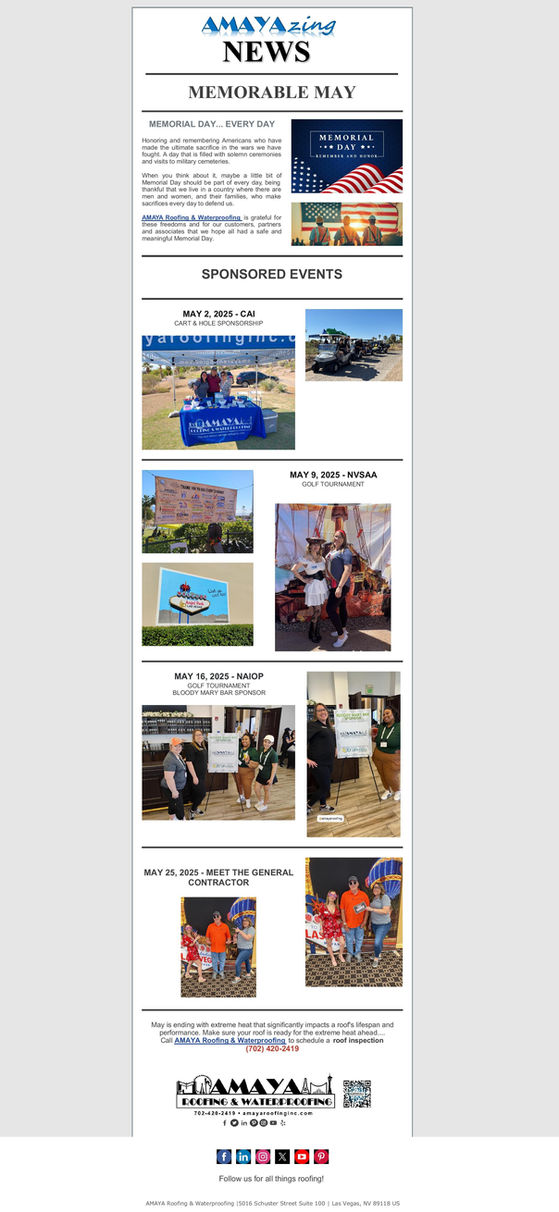 aMAYazing NEWS - MEMORABLE MAY