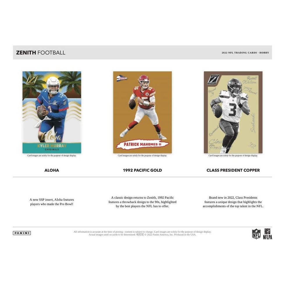 Football | Showtime Cards