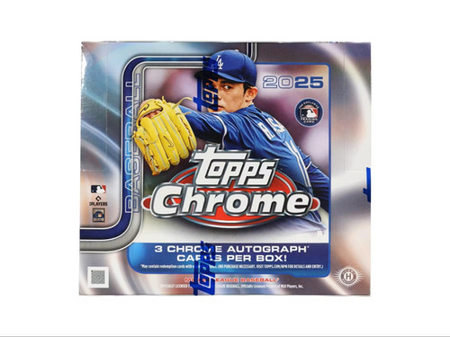 389 - 2025 Topps Chrome Baseball Jumbo, Hobby and Blaster 4