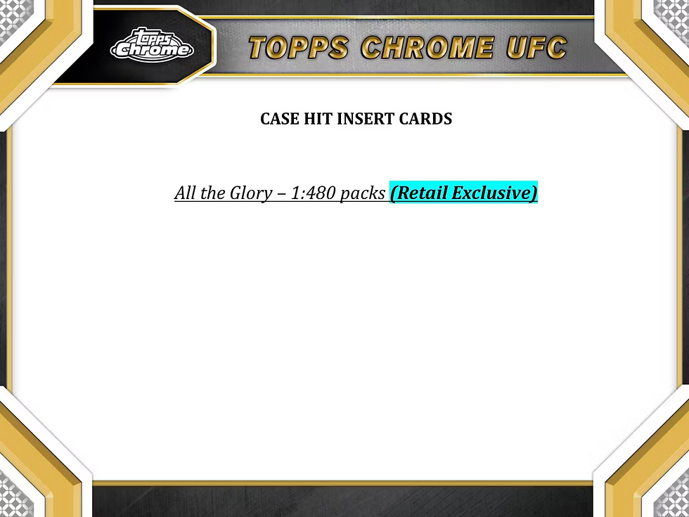Thumbnail: 2024 Topps Chrome UFC 6-Pack Blaster Box