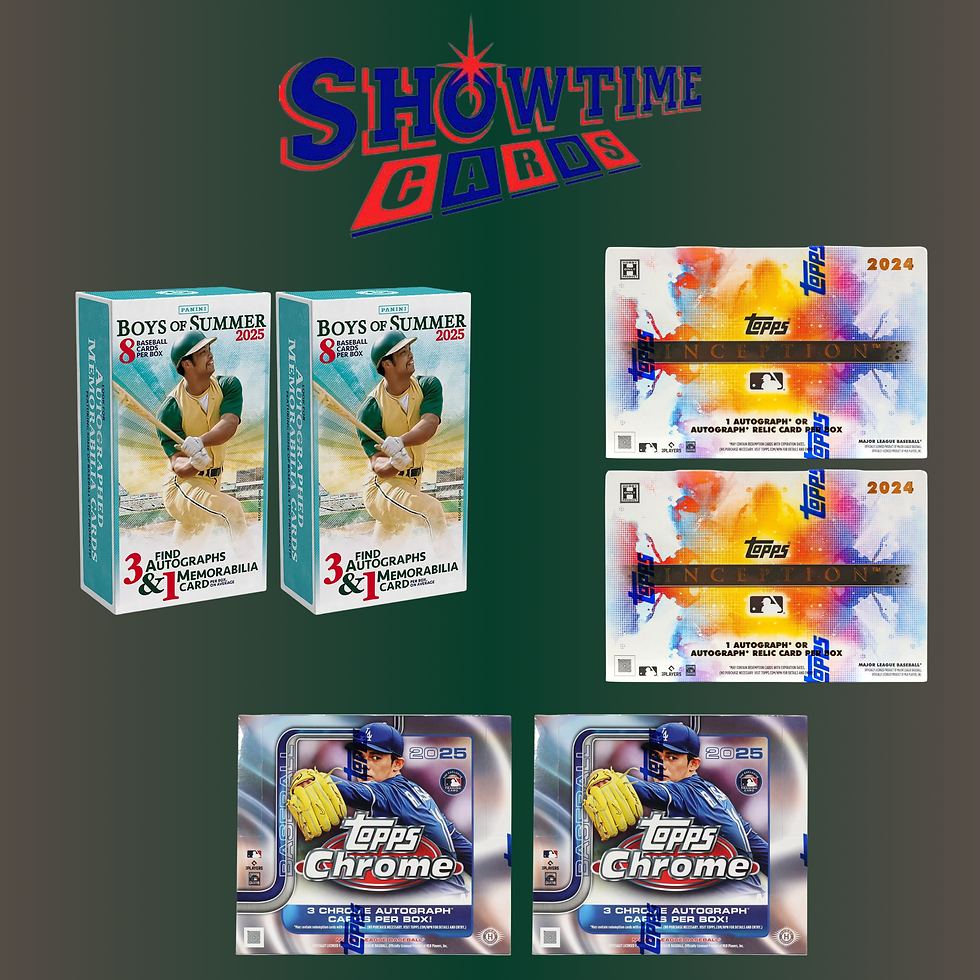 #394 - BB Mixer 2 Panini Boys of Summer, 2 Topps Inception, 2 Topps Chrome