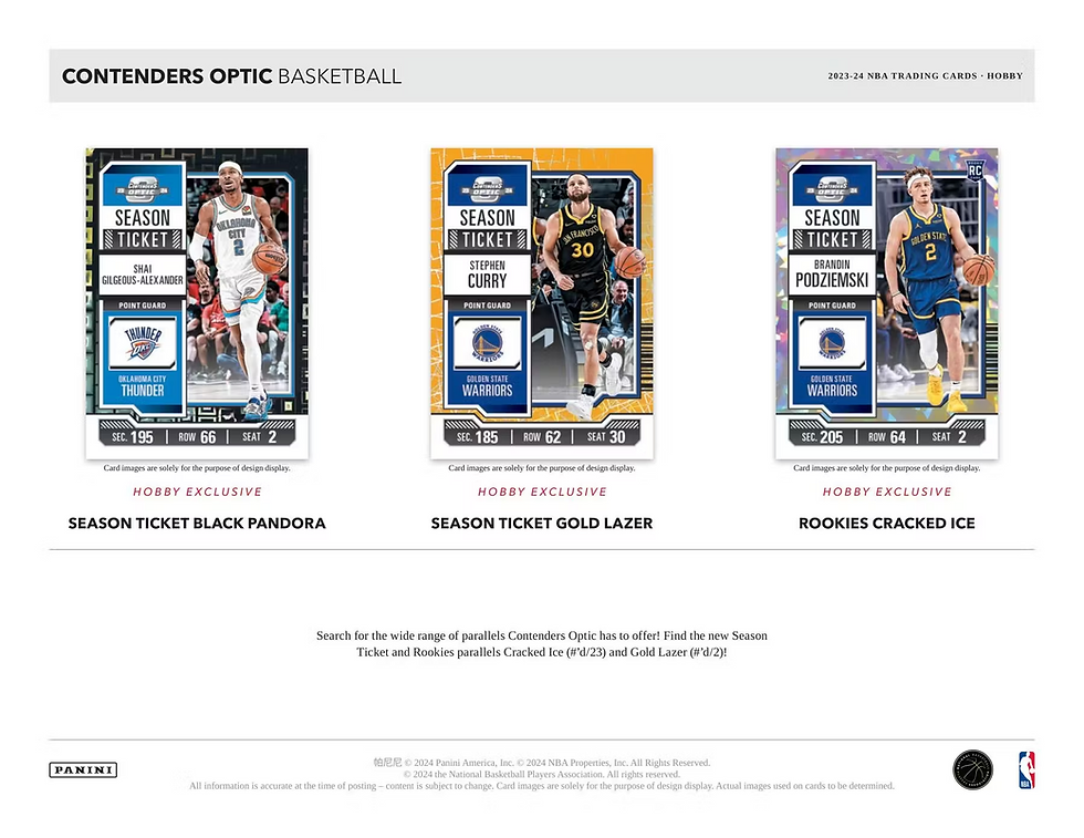 Thumbnail: 2023/24 Panini Contenders Optic Basketball Hobby Box