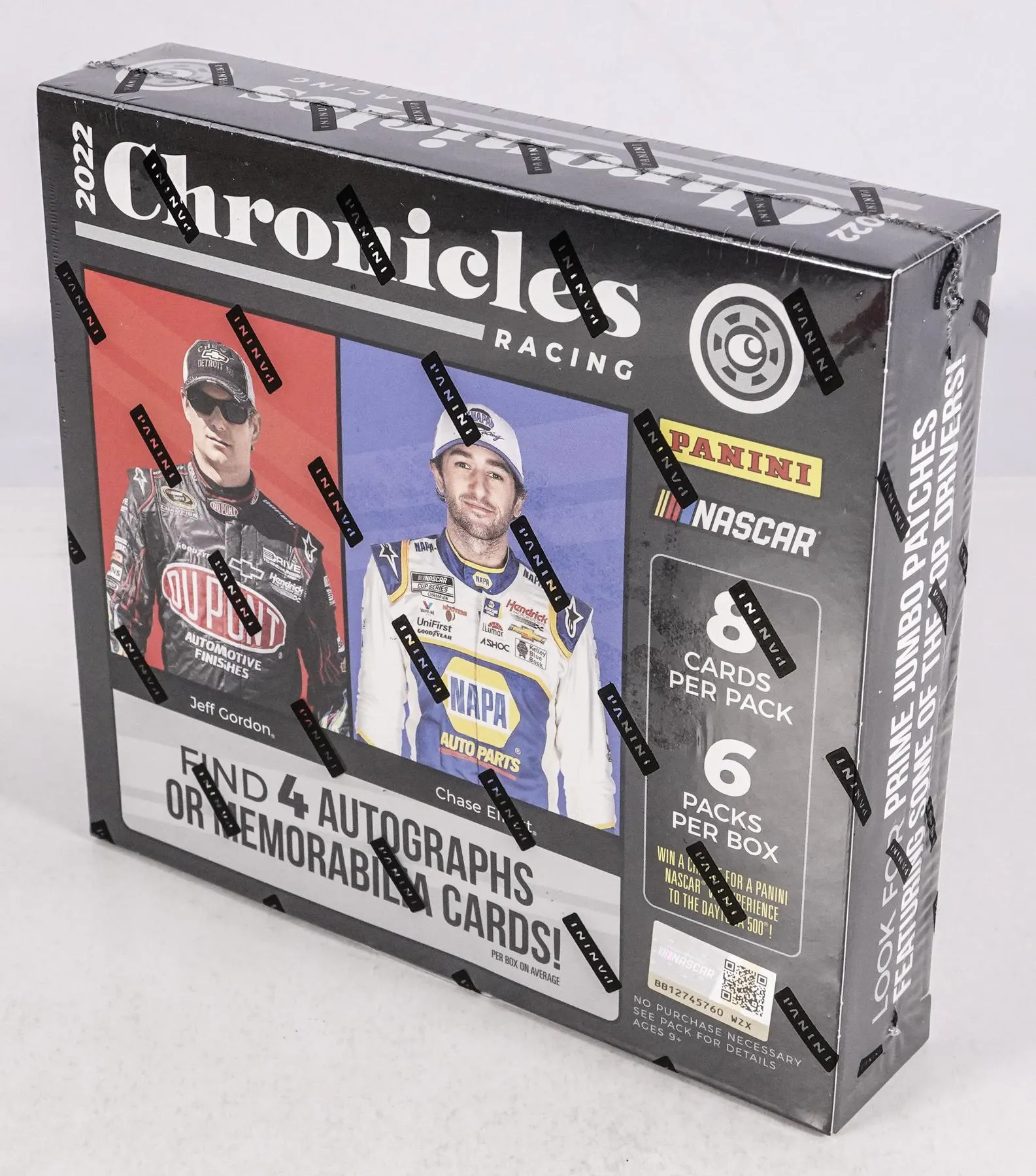 2022 Panini Chronicles Racing Hobby Box Showtime Cards